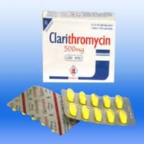 کلاریترومایسین (به انگلیسی: Clarithromycin)