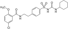 گلیبن کلامید (به انگلیسی: Glibenclamide)