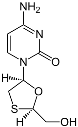 لامیوودین (به انگلیسی: Lamivudine)
